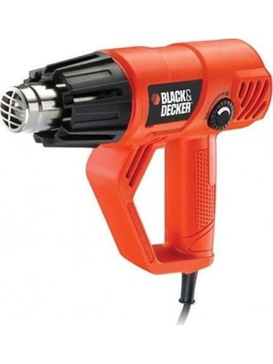 Karšto oro pistoletas 2000W + 5 priedai, KX2001K-QS, Black&Decker