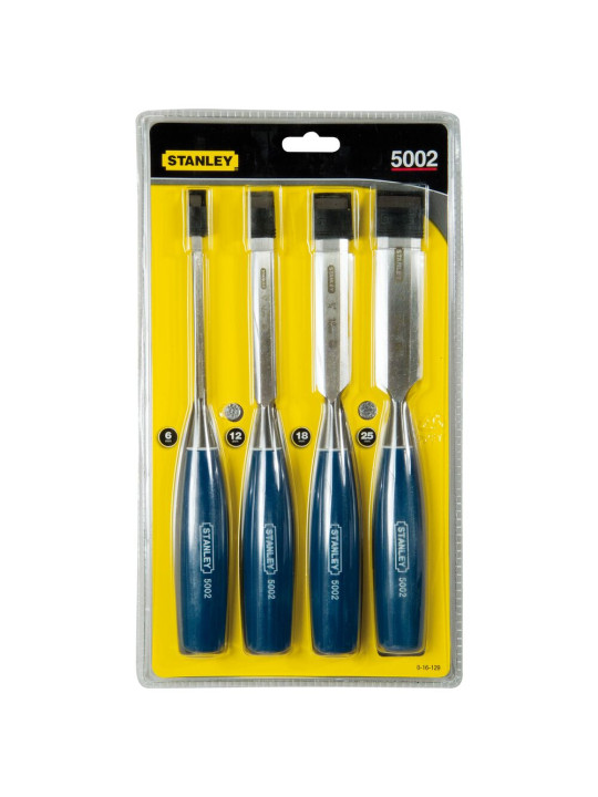 4vnt kaltų rinkinys 6 12 18 25mm 5002 Serija Stanley 0-16-129