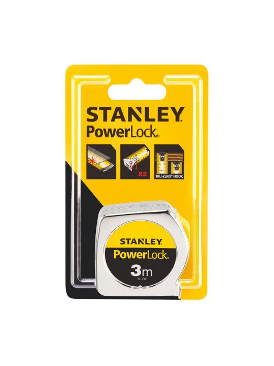 Rulėtė „Powerlock“ 3m Stanley 0-33-238