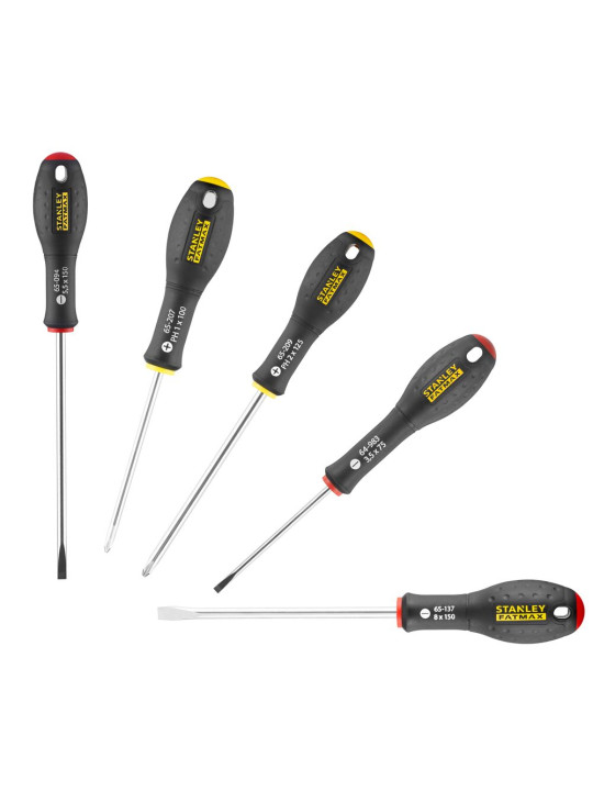 5vnt. FATMAX Atsuktuvų rinkinys PH/FL/PARA EU Stanley FATMAX 0-65-436