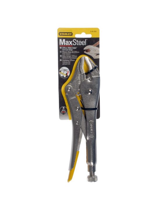 Išlenktos užspaudimo replės STANLEY, 228 mm (9”)   0-84-809