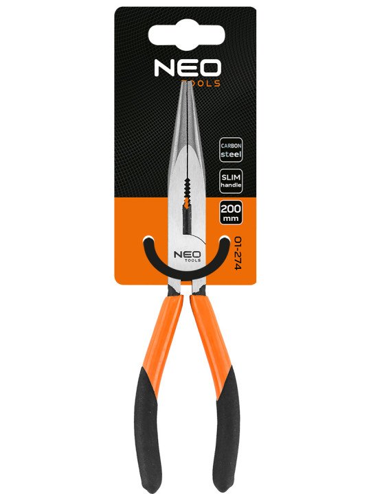 Tiesios pailgos replės 200 mm