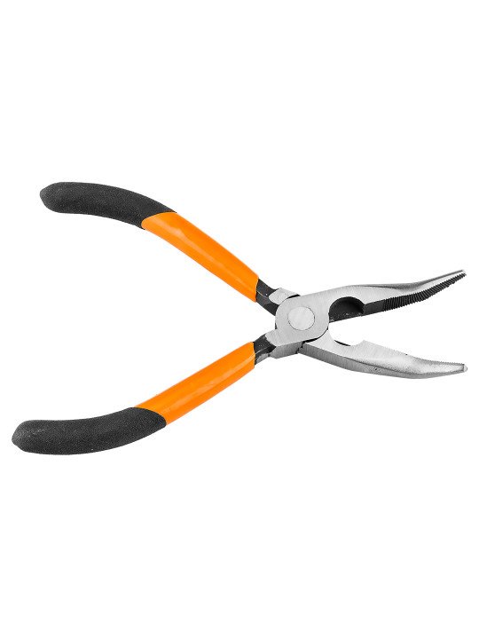 Išlenktos pailgos replės 160 mm