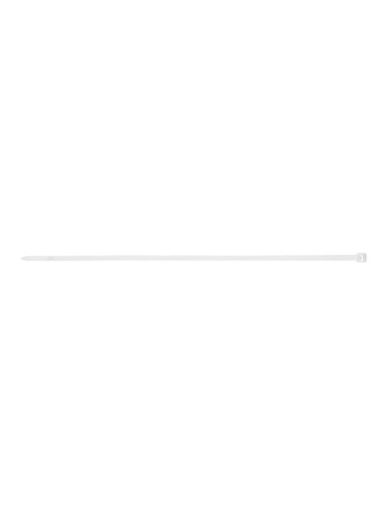 Plastikiniai dirželiai 4.8mm x 300 mm, white, 75pc