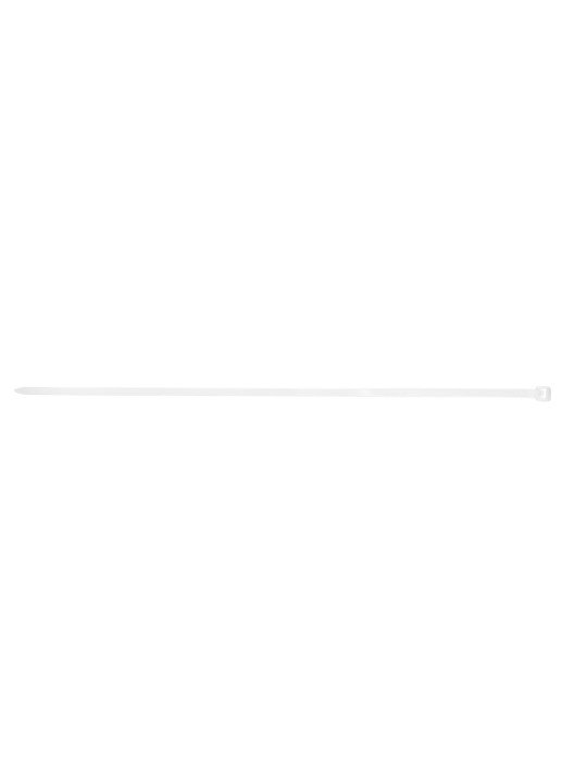 Plastikiniai dirželiai 4.8mm x 300 mm, white, 75pc