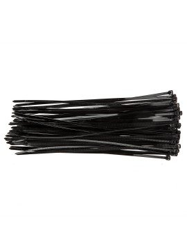 Plastikiniai dirželiai 4,8mm x 300 mm, black, 75pc - NEO cable ties (ref.Plastikiniai dirželiai 4,8mm x 300 mm, black, 75pc (01-610) - NEO cable ties (ref.