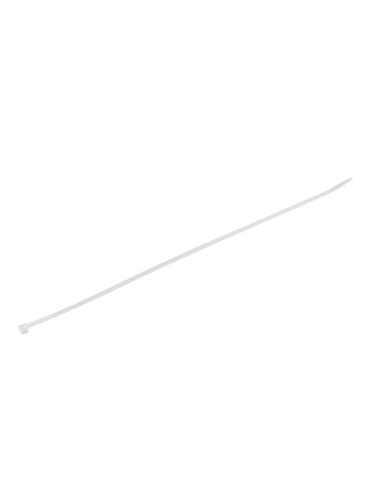 Plastikiniai dirželiai 4.8mm x 370 mm, white, 75pc