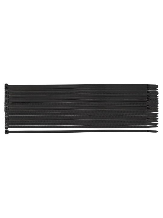 EXTREME plastikiniai užveržimo - tvirtinimo dirželiai 3,6 × 150 mm, juodi, 100 vnt.