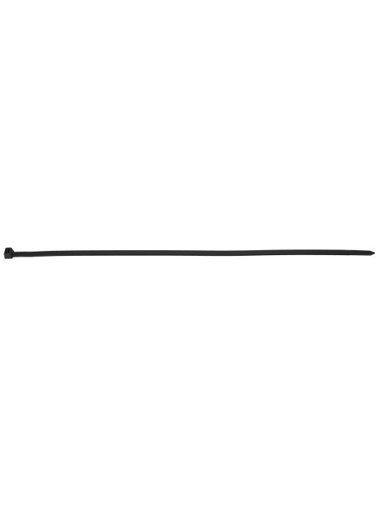 EXTREME užtraukimo dirželiai 7,6 × 400 mm, juodi, 50 vnt.