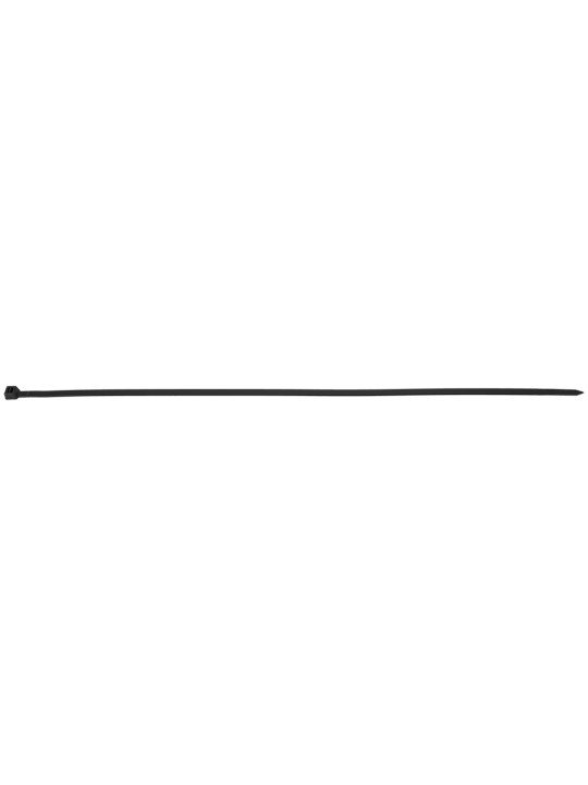 EXTREME užtraukimo dirželiai 7,6 × 500 mm, juodi, 50 vnt.
