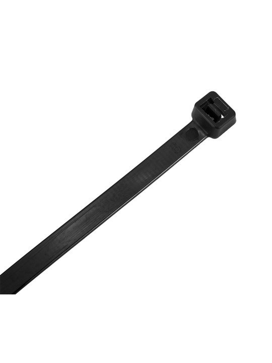 EXTREME užtraukimo dirželiai 7,6 × 500 mm, juodi, 50 vnt.