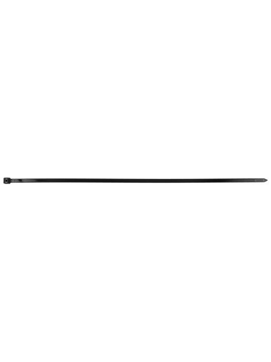 EXTREME užtraukimo dirželiai 7,6 × 500 mm, juodi, 50 vnt.