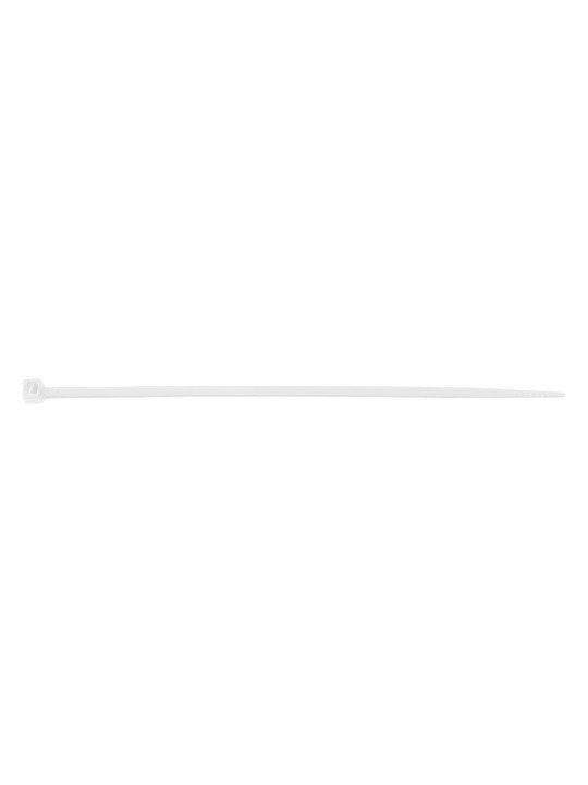 EXTREME plastikiniai užveržimo - tvirtinimo dirželiai 2,5 × 80 mm, balti, 100 vnt.