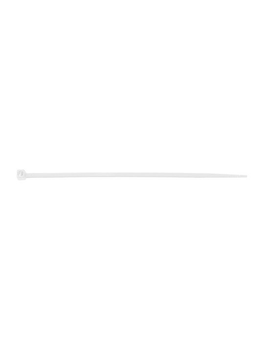 EXTREME plastikiniai užveržimo - tvirtinimo dirželiai 2,5 × 100 mm, balti, 100 vnt.