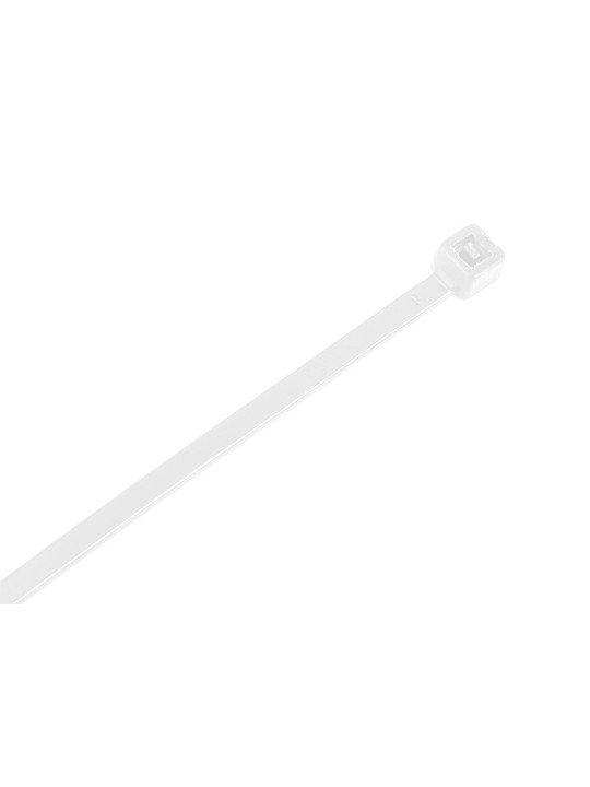 EXTREME plastikiniai užveržimo - tvirtinimo dirželiai 2,5 × 200 mm, balti, 20 vnt.