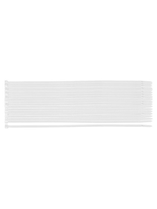 EXTREME plastikiniai užveržimo - tvirtinimo dirželiai 3,6 × 150 mm, balti, 100 vnt.