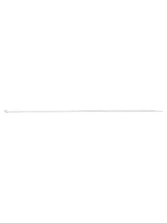 EXTREME plastikiniai užveržimo - tvirtinimo dirželiai 3,6 × 300 mm, balti, 100 vnt.