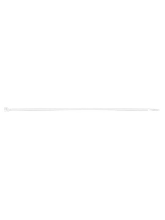 EXTREME plastikiniai užveržimo - tvirtinimo dirželiai 4,8 × 200 mm, balti, 100 vnt.