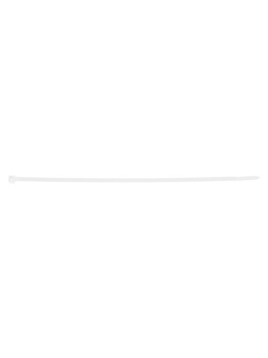 EXTREME plastikiniai užveržimo - tvirtinimo dirželiai 4,8 × 200 mm, balti, 100 vnt.