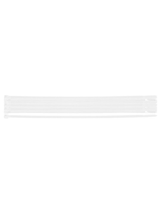 EXTREME plastikiniai užveržimo - tvirtinimo dirželiai 4,8 × 300 mm, balti, 20 vnt.