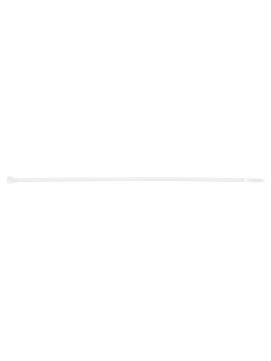 EXTREME plastikiniai užveržimo - tvirtinimo dirželiai 4,8 × 370 mm, balti, 50 vnt.