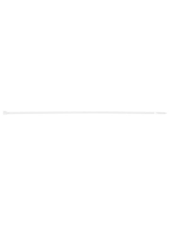 EXTREME plastikiniai užveržimo - tvirtinimo dirželiai 4,8 × 450 mm, balti, 50 vnt.