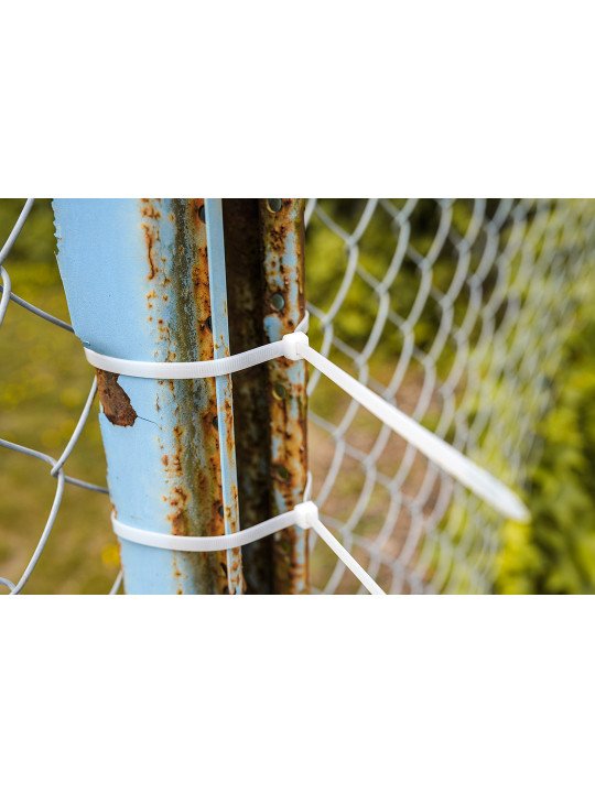 EXTREME plastikiniai užveržimo - tvirtinimo dirželiai  7,6 × 200 mm, balti, 50 vnt.