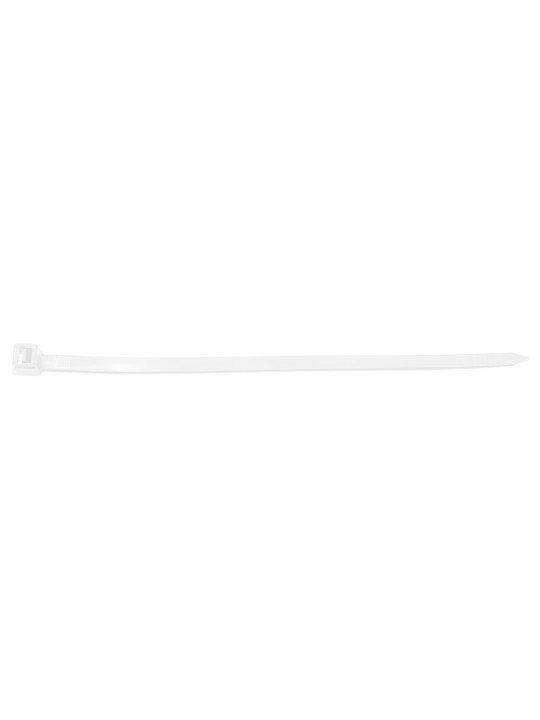 EXTREME plastikiniai užveržimo - tvirtinimo dirželiai  7,6 × 200 mm, balti, 50 vnt.