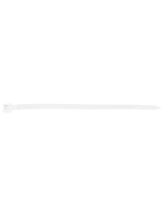 EXTREME plastikiniai užveržimo - tvirtinimo dirželiai  7,6 × 200 mm, balti, 50 vnt.