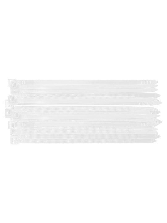 EXTREME plastikiniai užveržimo - tvirtinimo dirželiai  7,6 × 200 mm, balti, 50 vnt.