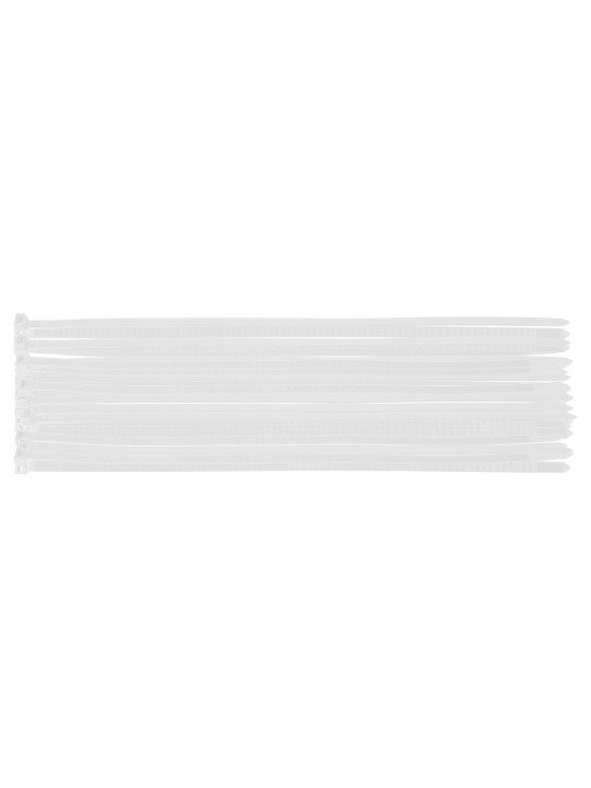 EXTREME plastikiniai užveržimo - tvirtinimo dirželiai  7,6 × 300 mm, balti, 50 vnt.