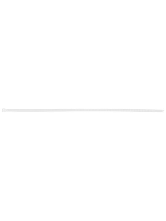 EXTREME plastikiniai užveržimo - tvirtinimo dirželiai  7,6 × 500 mm, balti, 50 vnt.