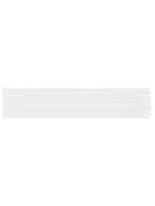 EXTREME plastikiniai užveržimo - tvirtinimo dirželiai  7,6 × 500 mm, balti, 50 vnt.