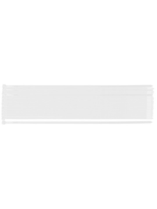 EXTREME plastikiniai užveržimo - tvirtinimo dirželiai 9,0 × 450 mm, balti, 50 vnt.