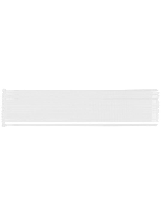 EXTREME plastikiniai užveržimo - tvirtinimo dirželiai 9,0 × 550 mm, balti, 50 vnt.