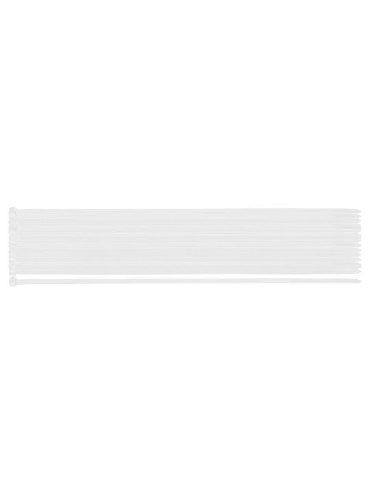 EXTREME plastikiniai užveržimo - tvirtinimo dirželiai  12,0 × 700 mm, balti, 50 vnt.