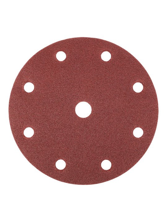 Šlifavimo diskai 150 mm, P60, 5 vnt, su 9 skylėmis 04-721