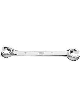 Raktas 13 x 14 mm, - BUSRaktas 13 x 14 mm, - NEO flare nut wrench is used to undo hydraulic, pneumatic and fuel lines.Raktas 13 x 14 mm, (09-149) - NEO flare nut wrench is used to undo hydraulic, pneumatic and fuel lines.