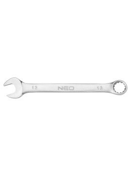 Raktas plokščias - kilpinis 12 x 160 mm - NEO combination spanner manufactured in accordance with DIN 3113.Raktas plokščias - kilpinis 12 x 160 mm (09-656) - NEO combination spanner manufactured in accordance with DIN 3113.