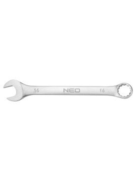 Raktas plokščias - kilpinis 16 x 200 mm - NEO combination spanner manufactured in accordance with DIN 3113.Raktas plokščias - kilpinis 16 x 200 mm (09-660) - NEO combination spanner manufactured in accordance with DIN 3113.