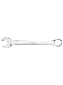 Raktas plokščias - kilpinis 24 x 280 mm - NEO combination spanner manufactured in accordance with DIN 3113.Raktas plokščias - kilpinis 24 x 280 mm (09-668) - NEO combination spanner manufactured in accordance with DIN 3113.