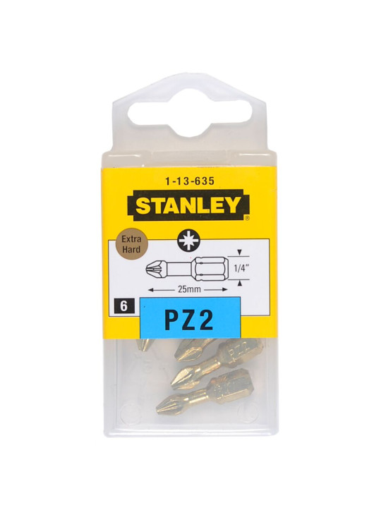 Antgalis kryžminis PZ2 25mm 6vnt Stanley 1-13-635