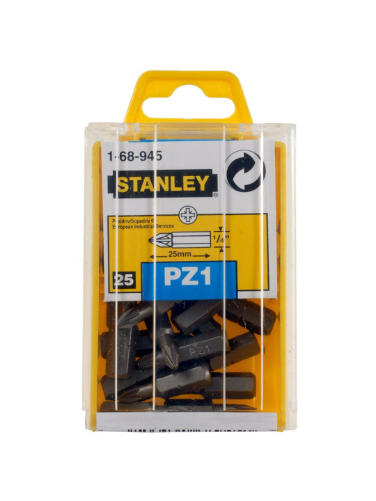 Antgalis kryžminis PZ1 25mm (25 vnt.) Stanley 1-68-945