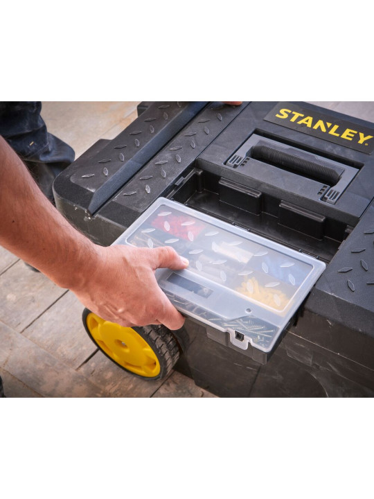 Dėžė įrankiams su ratukais  62x41,5x37 cm Stanley 1-97-503