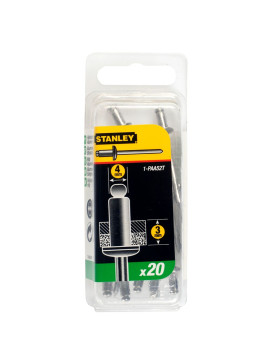 Aliuminės kniedės 4 x 3 mm 20vnt (1-PAA52T) - Aliuminės kniedės 4 x 3 mm 20vnt Stanley 1-PAA52T (1-PAA52T) - Aliuminės kniedės 4 x 3 mm 20vnt Stanley 1-PAA52T (1-PAA52T) - STANLEY grąžtas naudojamas kartu su grąžtais.