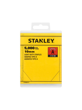 Stanley kabės 10mm 5000vnt. A ir J -tipas (1-TRA206-5T) - Stanley kabės 10mm 5000vnt. A ir J -tipas Stanley 1-TRA206-5T (1-TRA206-5T) - Stanley kabės 10mm 5000vnt. A ir J -tipas Stanley 1-TRA206-5T (1-TRA206-5T) - Lengvos sąsagos, A tipo: pakuotės kiekis 