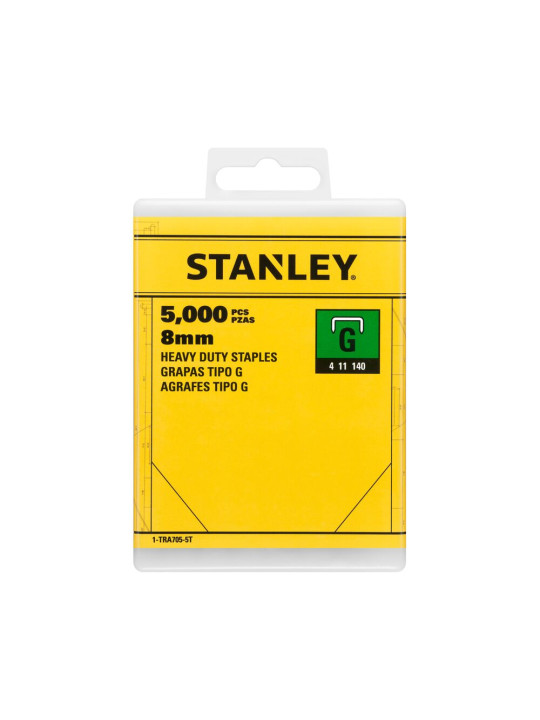 Stanley kabės 8mm (X5000) G Tipas Stanley 1-TRA705-5T