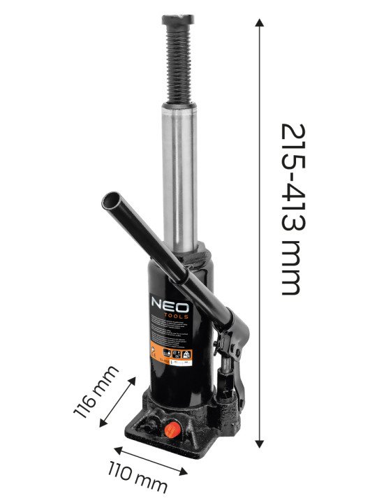 NEO butelinis keltuvas 5t, to 127mm, 4.3kg