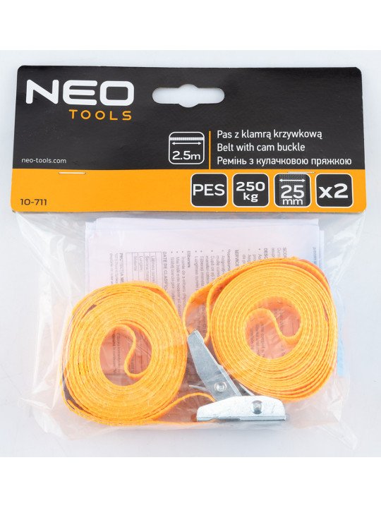 Diržas su kumštelio sagtimi 25 mm x 2,5 m 2 vnt.