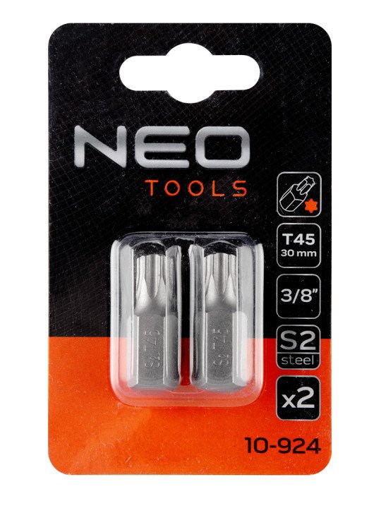 TORX Antgaliukai T45 x 30 mm, S2 x 2 vnt.